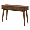 Bureau rectangulaire en bois avec tiroirs 120 cm x 45 cm x 75 cm