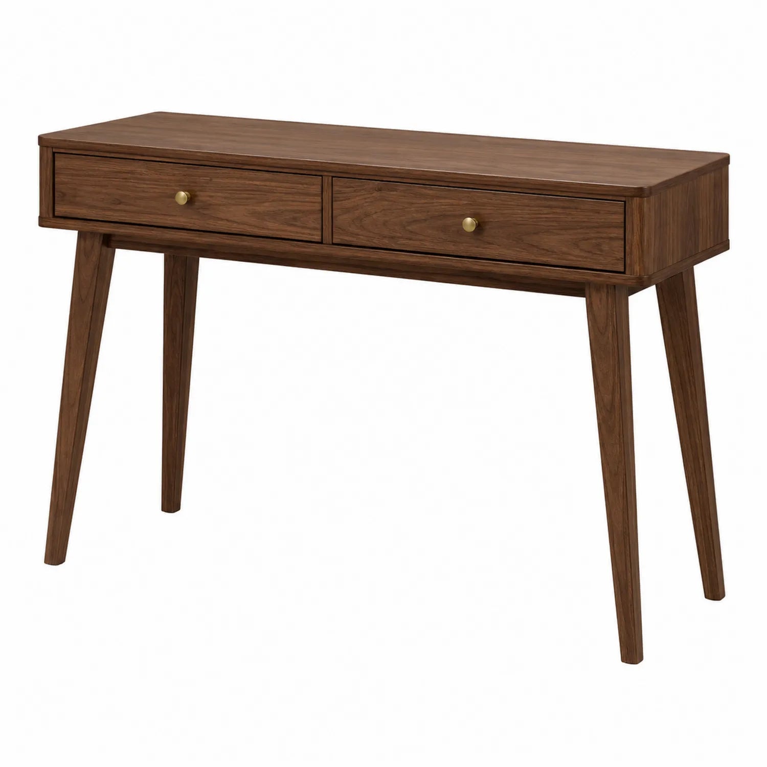 Bureau rectangulaire en bois avec tiroirs 120 cm x 45 cm x 75 cm