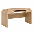 Bureau rectangulaire en bois d'ingénierie avec tiroirs 120x55x75 cm