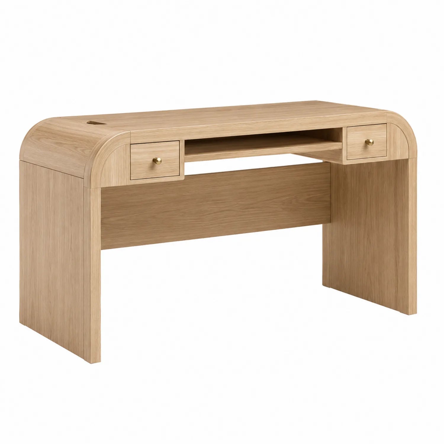 Bureau rectangulaire en bois d'ingénierie avec tiroirs 120x55x75 cm