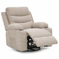 Fauteuil inclinable en tissu avec porte-gobelets