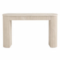 Console en pierre naturelle beige 120x35x80 cm
