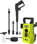 RYOBI Nettoyeur Haute Pression 1400W, 110 Bars, Tuyau 5m, Lance Vario-Turbo