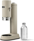 Aarke Pro Machine à Soda avec Bouteille en Verre Sablé + Cartouche CO2 100% Renouvelable