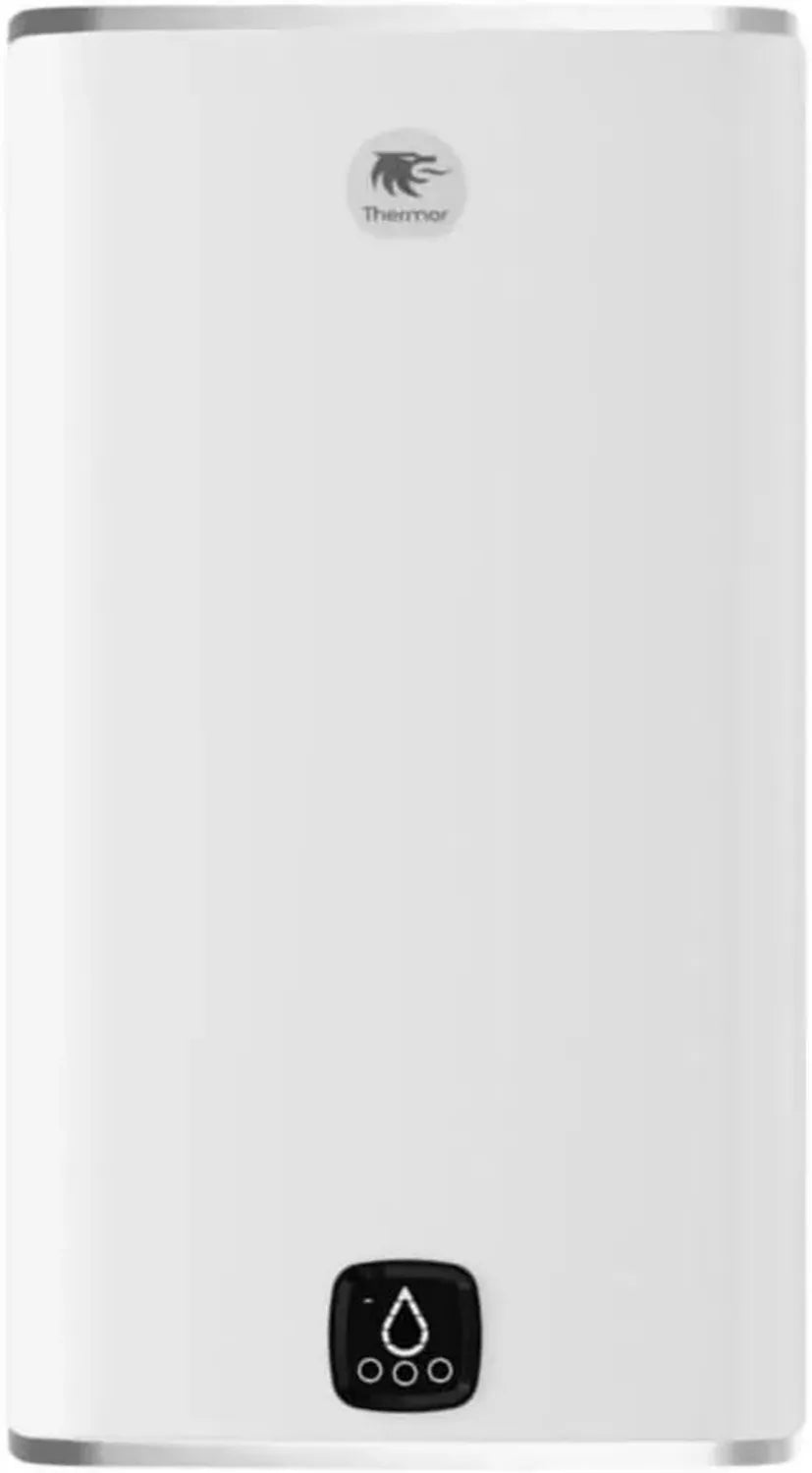 Ballon d'eau chaude électrique intelligent Thermor Malicio 3 - 2400W - 100L - Installation murale - Pour 3 à 4 personnes - Blanc
