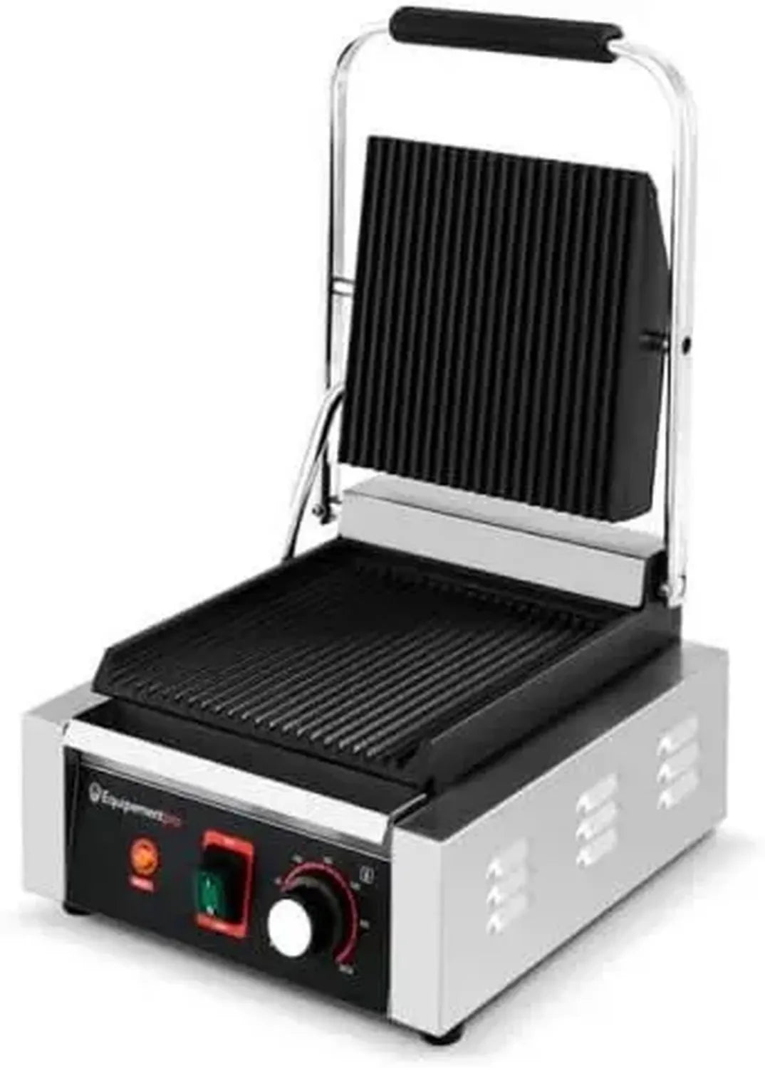 Grille-pain Panini Pro - Plaques en Fonte Rainurées Haut et Bas