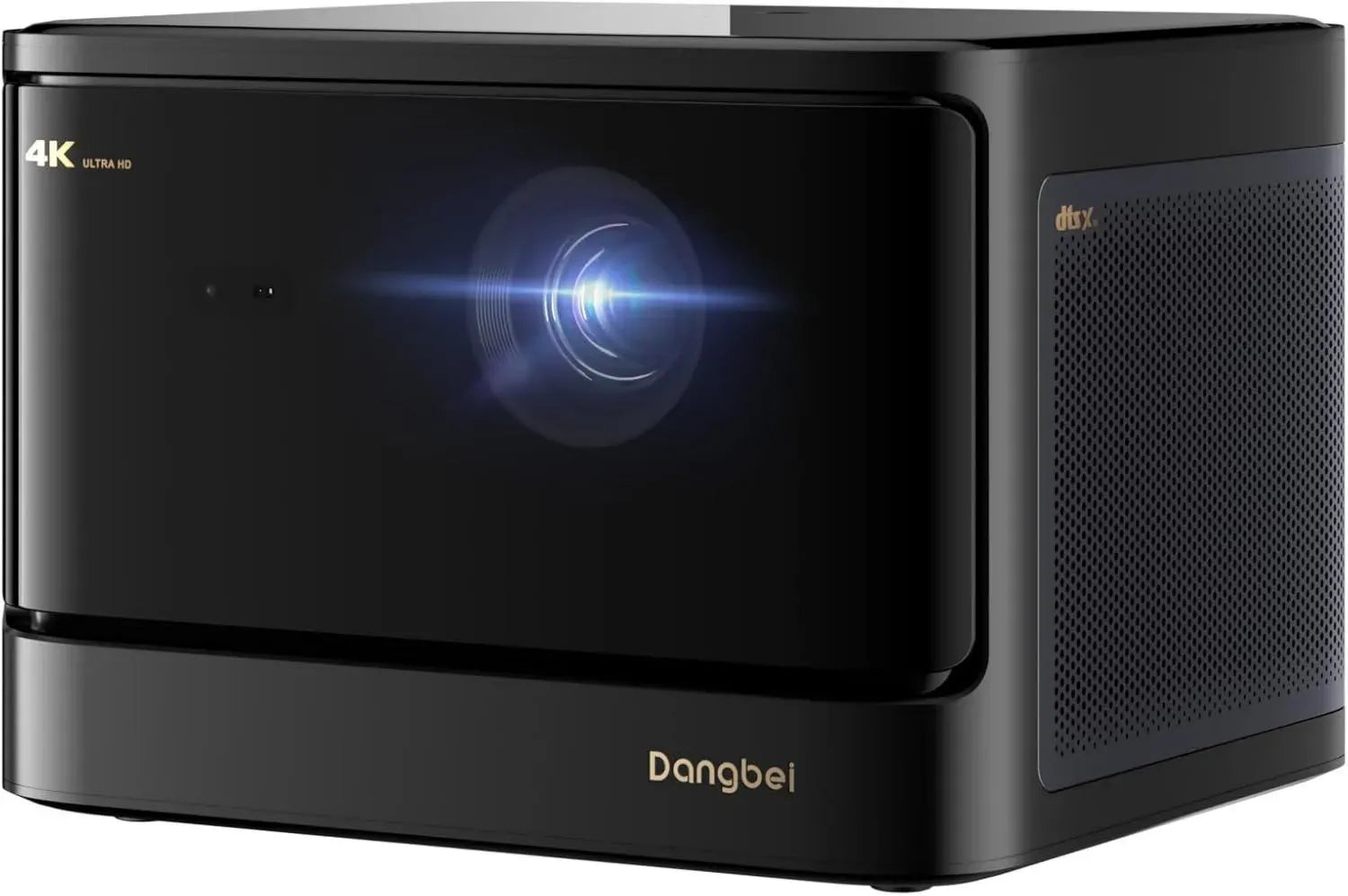 Vidéoprojecteur 4K Ultra HD, 2450 Lumens, Compatible Blu-Ray 3D, Dangbei avec Netflix et GTV, Expérience Home Cinéma, Haut-Parleurs 24W, HDR10+, WiFi 6 et Bluetooth, Dolby Digital Plus DTS:X