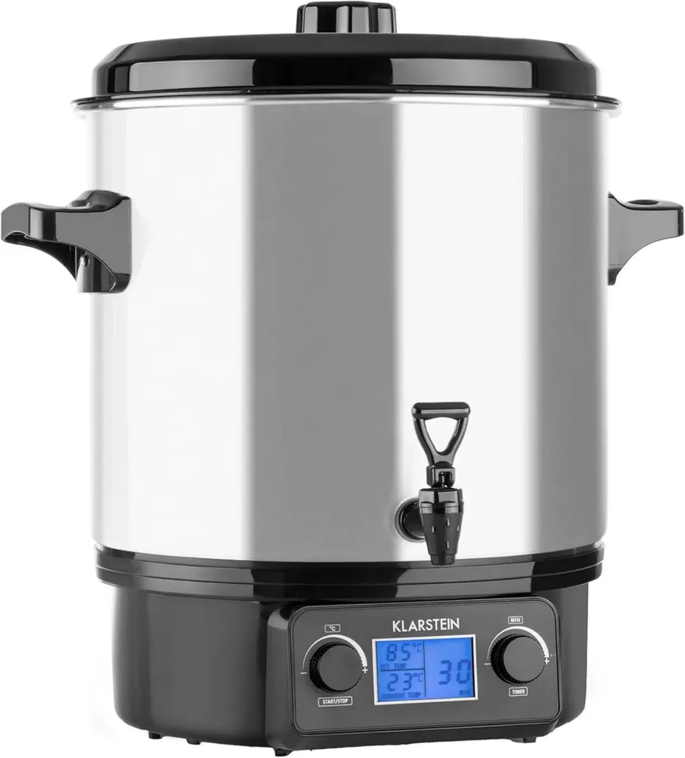 Stérilisateur Klarstein Biggie Digital 27L - Cuve à Température Réglable avec Minuterie