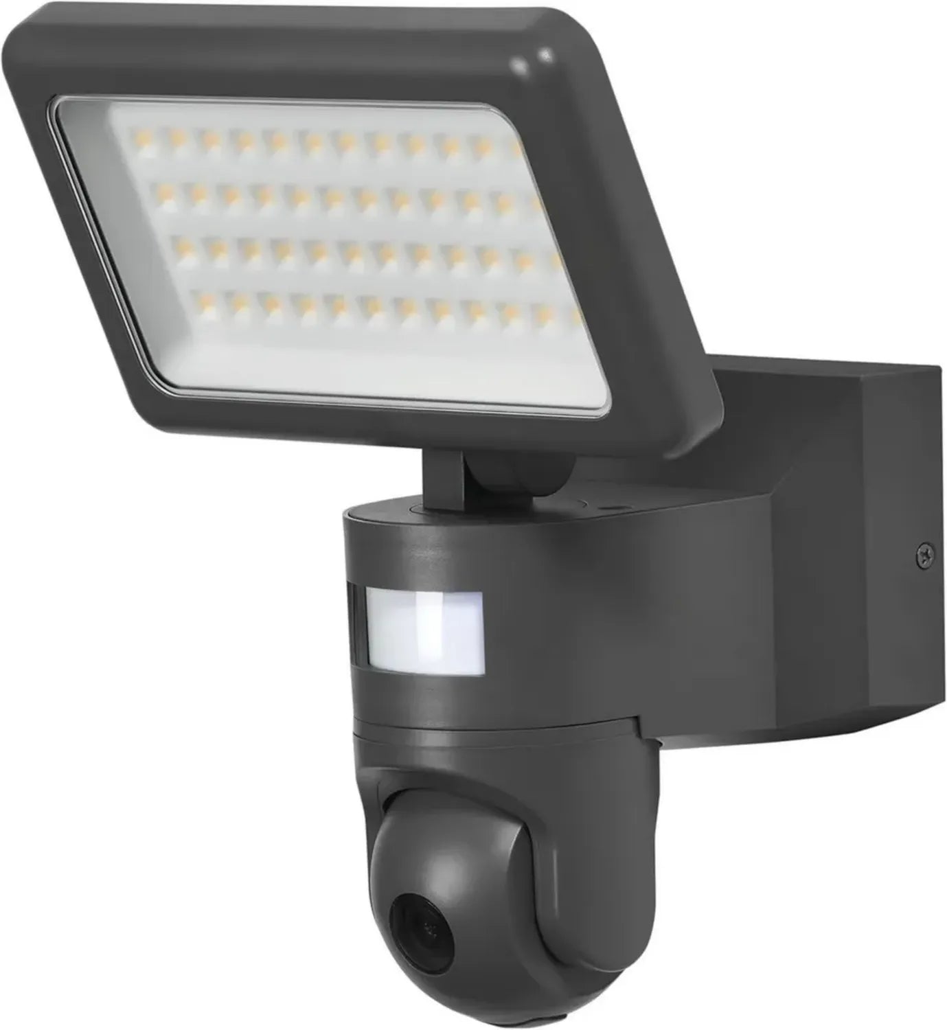 Projecteur WiFi Intelligent Osram avec Caméra HD et Capteur de Mouvement, Lumière Blanche Chaude, 2000 lm, IP44