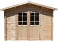 Abri de Jardin en Bois 7,5m², Modèle INT018, Espace Utilisable Extérieur