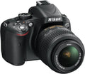 Appareil Photo Reflex Nikon D5100 16.2MP avec Objectif VR 18-55mm Noir