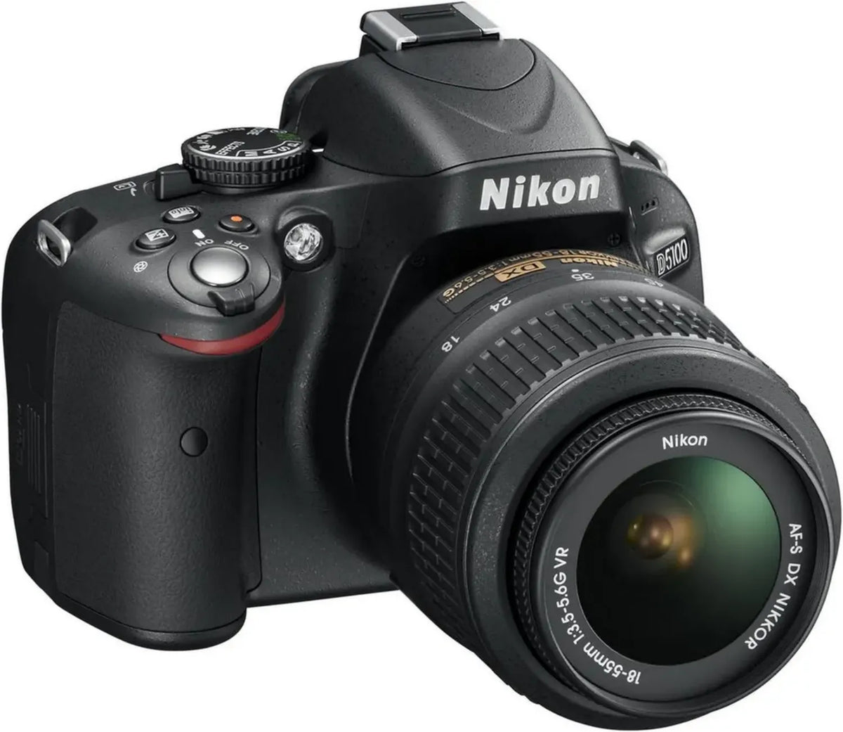 Appareil Photo Reflex Nikon D5100 16.2MP avec Objectif VR 18-55mm Noir