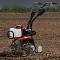 Motobineuse Thermique 55CC, 4 Temps Léger pour Jardin, Compact et Puissant, Facile à Démarrer