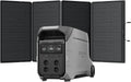 Générateur Solaire Portatif EF EcoFlow DELTA Pro 3 avec Panneau Solaire 400W, Batterie LFP 4096Wh, Extensible à 12kWh, Sortie 4000W CA