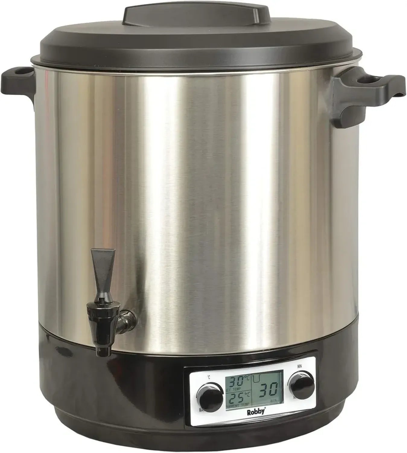 Stérilisateur Électrique en Inox avec Écran LCD, Robinet et Minuteur - 31L, 2000W