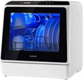 Mini lave-vaisselle portable HAVA 6 programmes, réservoir d'eau 5L intégré, sans branchement, soin bébé et séchage à l'air, idéal pour appartements et camping-cars