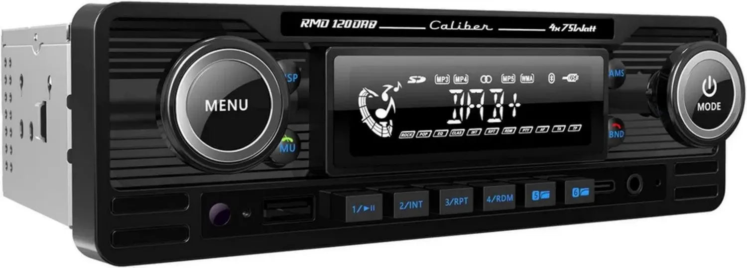 Autoradio Caliber RMD120DAB-BT-B avec DAB+ et Bluetooth