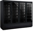 Armoire Réfrigérée Murale Noire Positive - 2 à 4 Portes - Combisteel R290