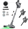 Aspirateur Balai Proscenic P13 sans Fil, 550W Puissant avec Écran LED, Tube Réglable, Brosse Anti-Emmêlement, Autonomie 45 Min