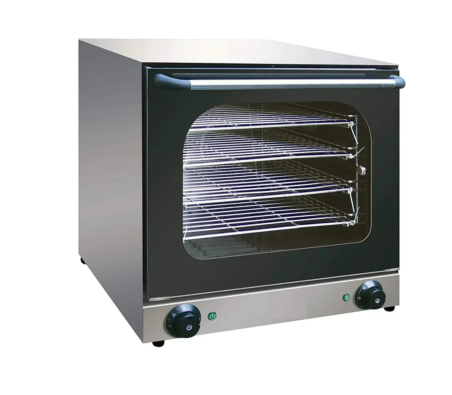 Four électrique professionnel 4 niveaux avec convection et porte double vitrage