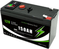 Batterie LiFePO4 12V 150Ah Rechargeable avec BMS pour Jouets et Solaires