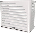 Cache Climatiseur Extérieur en Aluminium Design Arrondi - Blanc Premium