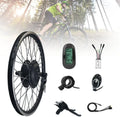Ensemble de Conversion Vélo Électrique 48V 250W, Roue Avant Étanche, Tailles Multiples