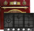 Kaiser Ensemble Four Électrique et Plaque Gaz 90 cm - 10 Fonctions, WOK, Multi-Gaz