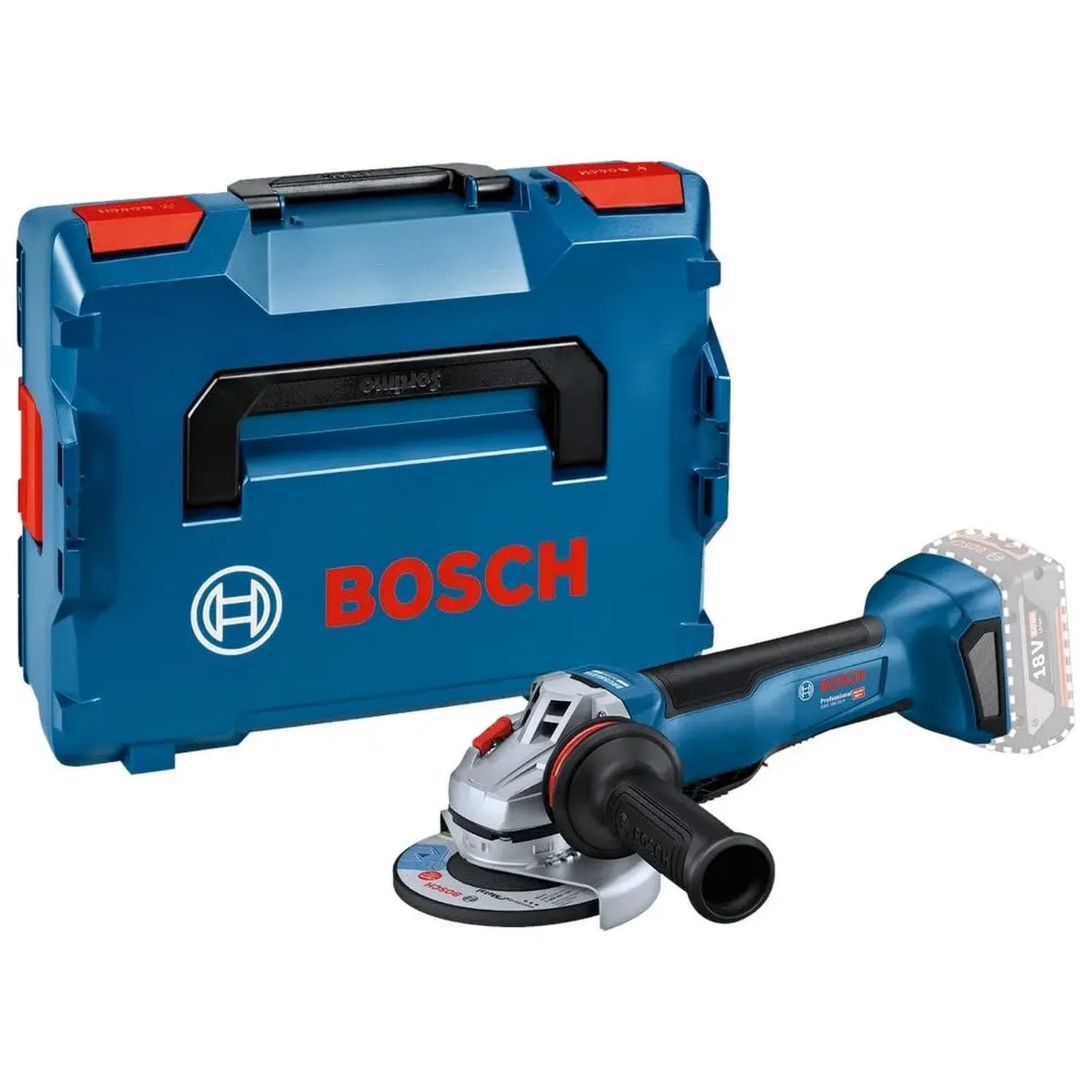 Bosch Meuleuse Angulaire Sans Fil 18V GWS 18V-10 P avec Accessoires