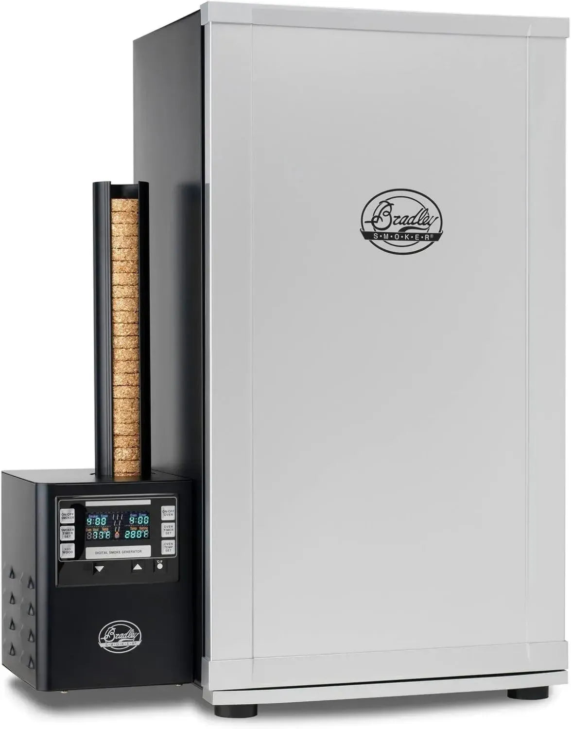 Fumoir Numérique Bradley à 4 Grilles Argenté