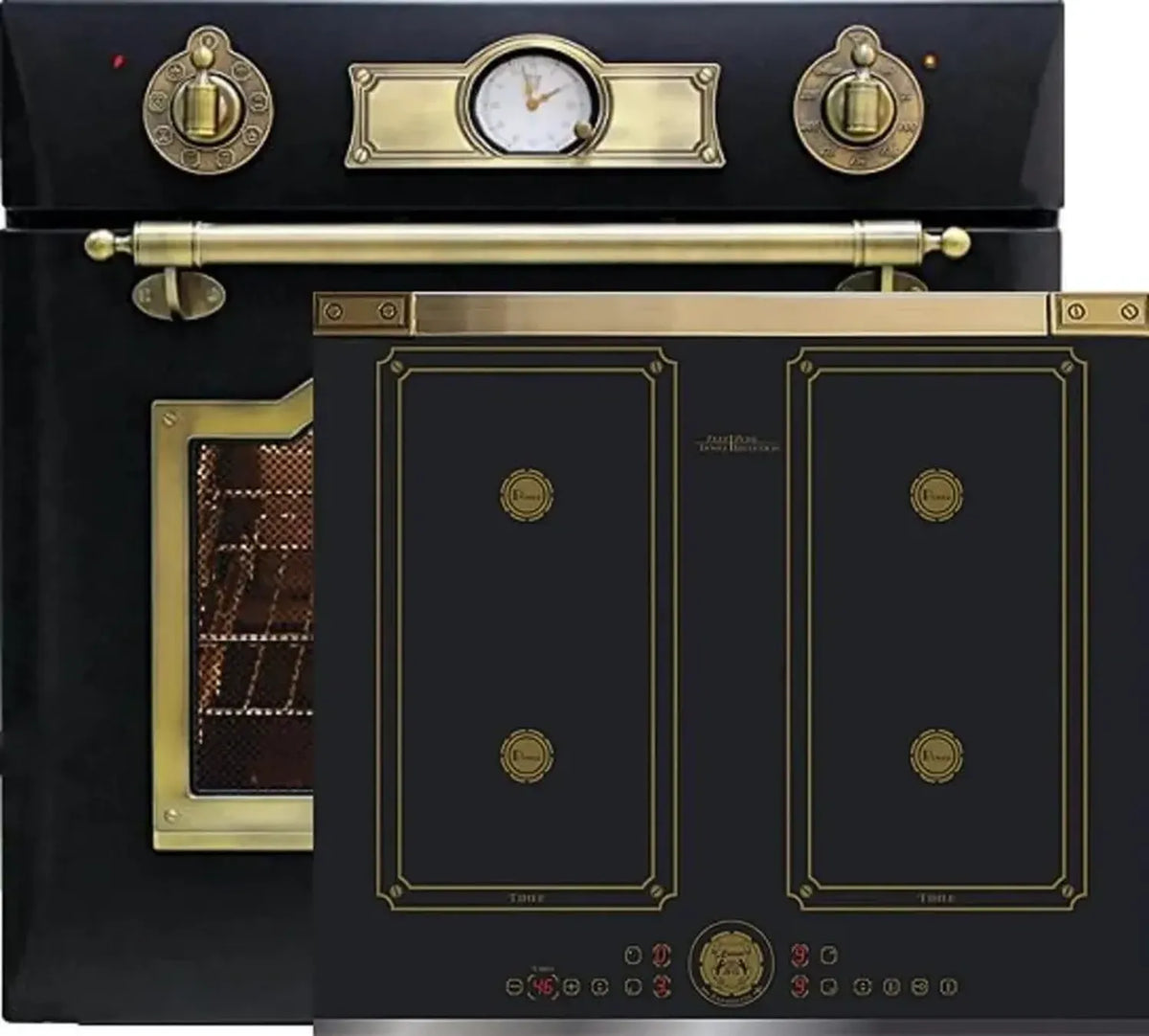 Ensemble Cuisinière Rétro Kaiser: Four Électrique EH 6355 EM + Plaque à Induction KCT 6745 FI AD 60 cm