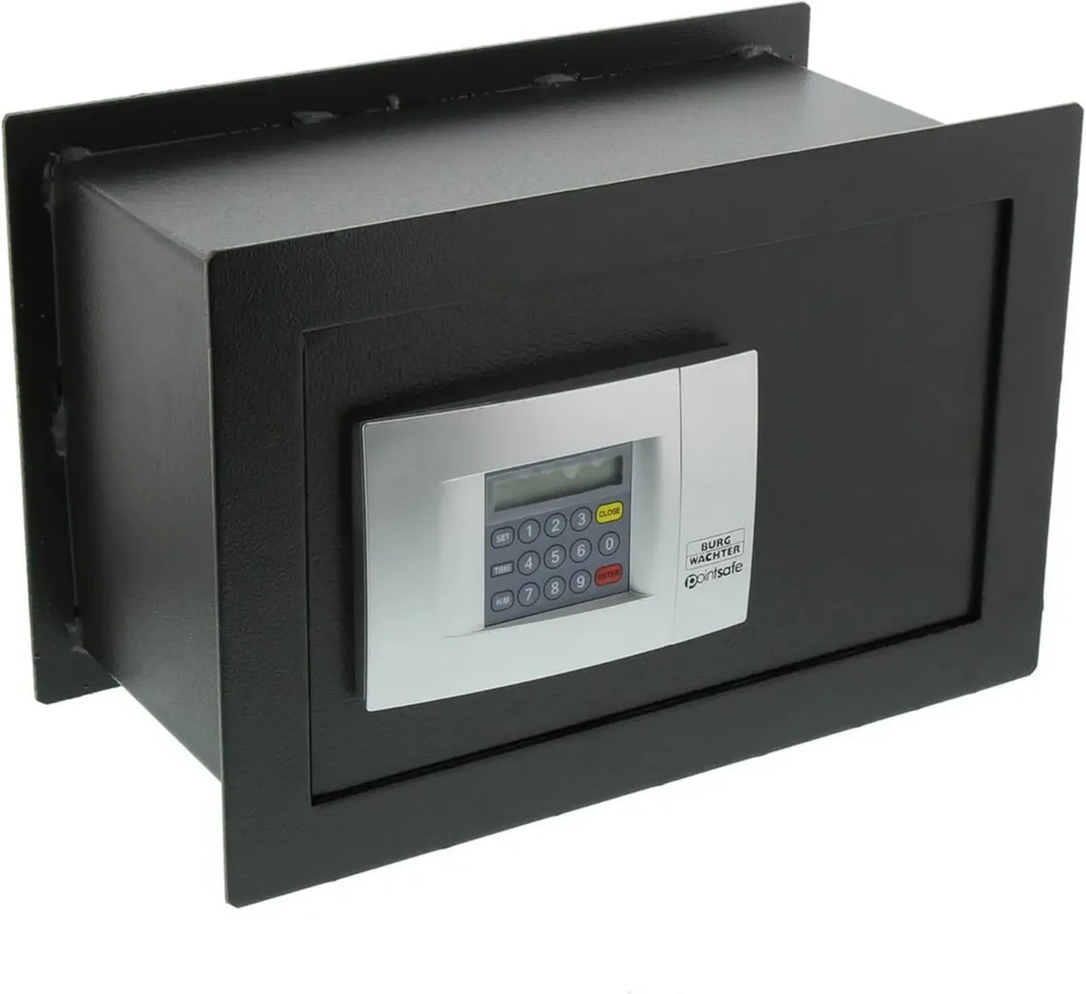 Coffre-fort encastrable électronique BURG-WÄCHTER Point-Safe, capacité 10,3L, 14,7 kg, noir, montage mural