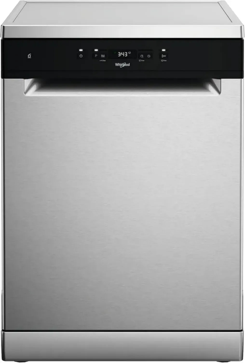 Lave-vaisselle Autonome 14 Couverts Classe A Whirlpool - Inox, Technologie 6e Sens, Multizone, NaturalDry