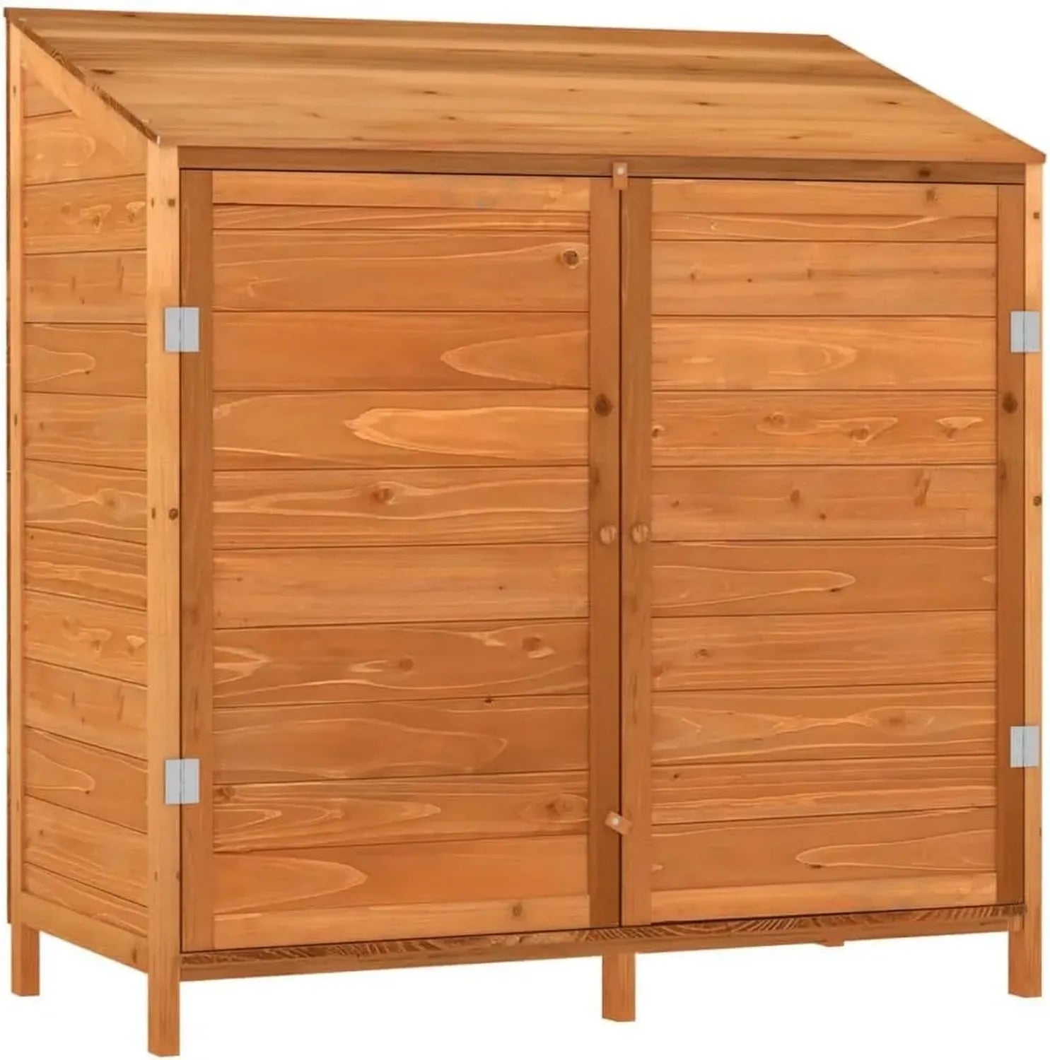 Abri de Jardin en Bois Massif de Sapin Marron 102x52x112 cm