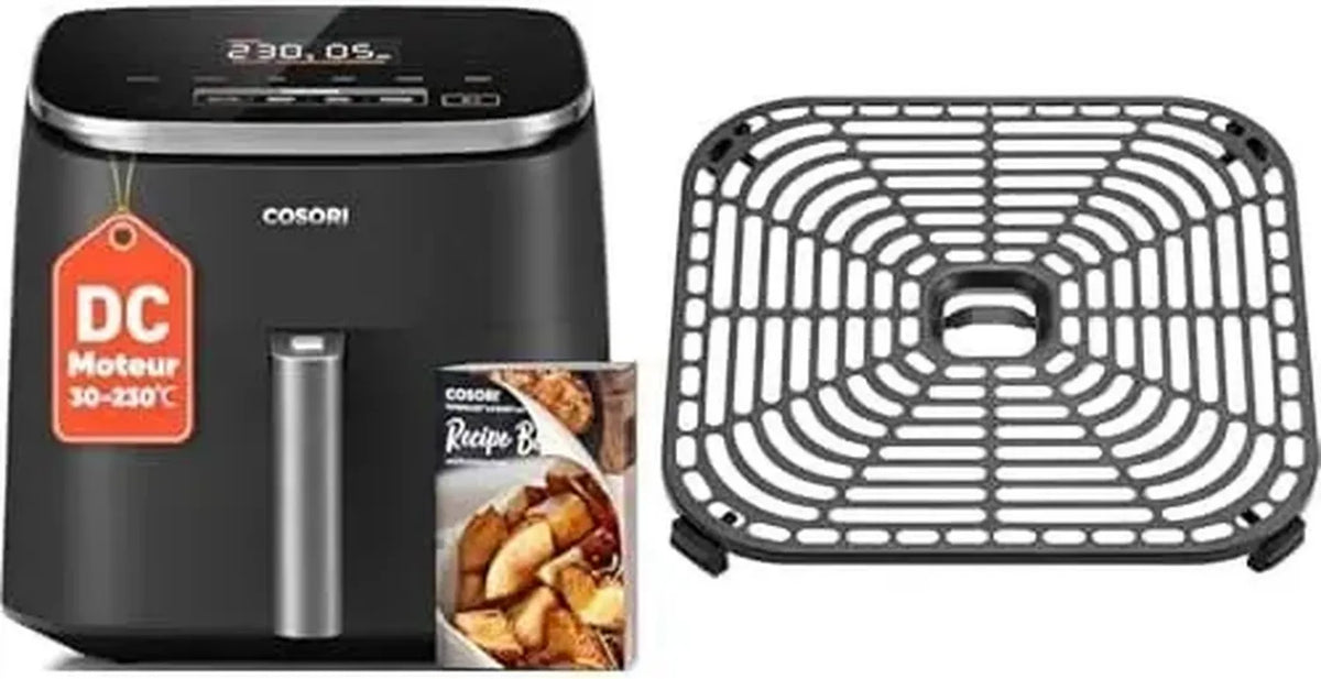 Friteuse à air COSORI Turbo Blaze 6L avec plaque croustillante