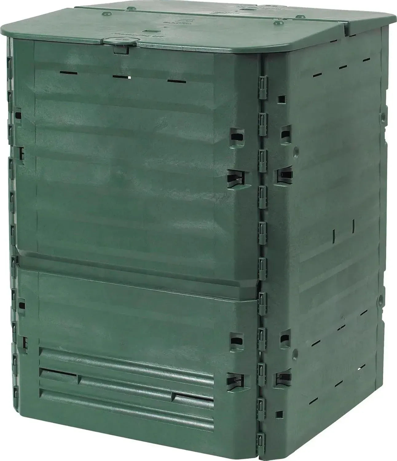 Composteur de Jardin 900L Vert, Grande Capacité pour Déchets Organiques