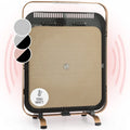 Chauffage Infrarouge Extra Plat Klarstein HeatPal, 1300W, Surface de 30 m², Panneau Marbré Cuivré